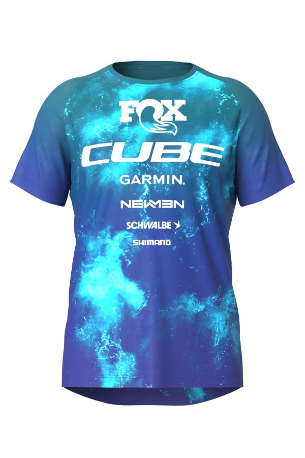 CUBE MTB Trikot ROOKIE X Actionteam kurzarm Gr&ouml;&szlig;e: M (122/128)