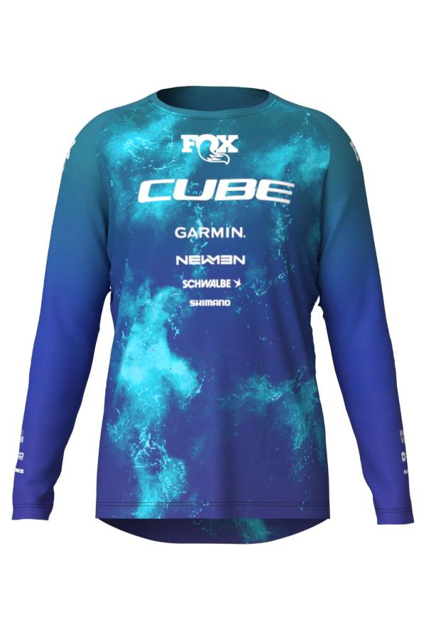 CUBE MTB Trikot ROOKIE X Actionteam langarm Gr&ouml;&szlig;e: XL (146/152)