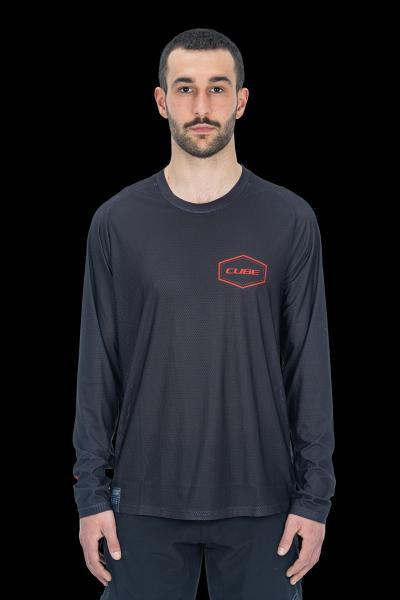 CUBE VERTEX Rundhalstrikot langarm Gr&ouml;&szlig;e: XXXL Produktbild 2