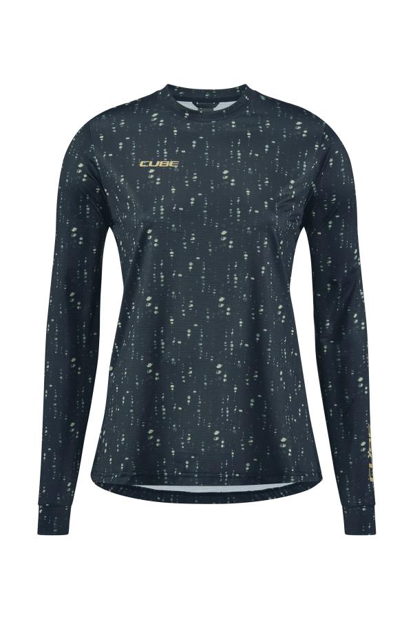 CUBE ATX WS Rundhalstrikot langarm Gr&ouml;&szlig;e: S (36)