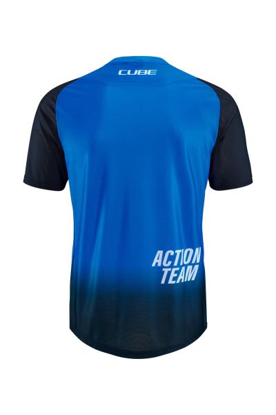 CUBE VERTEX Rundhalstrikot X Actionteam kurzarm Gr&ouml;&szlig;e: L Produktbild 1