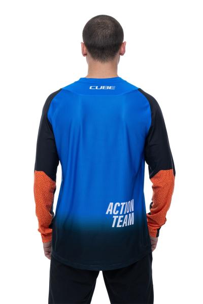 CUBE VERTEX Rundhalstrikot X Actionteam langarm Gr&ouml;&szlig;e: L Produktbild 3