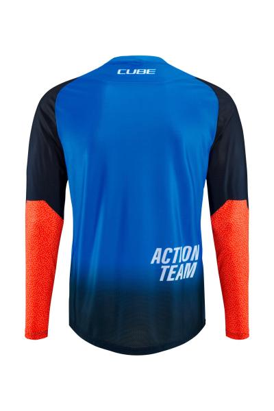 CUBE VERTEX Rundhalstrikot X Actionteam langarm Gr&ouml;&szlig;e: XXL Produktbild 1