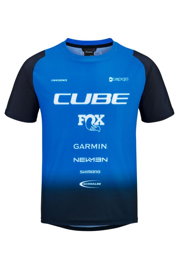 CUBE VERTEX Trikot ROOKIE X Actionteam kurzarm Gr&ouml;&szlig;e: M (122/128)