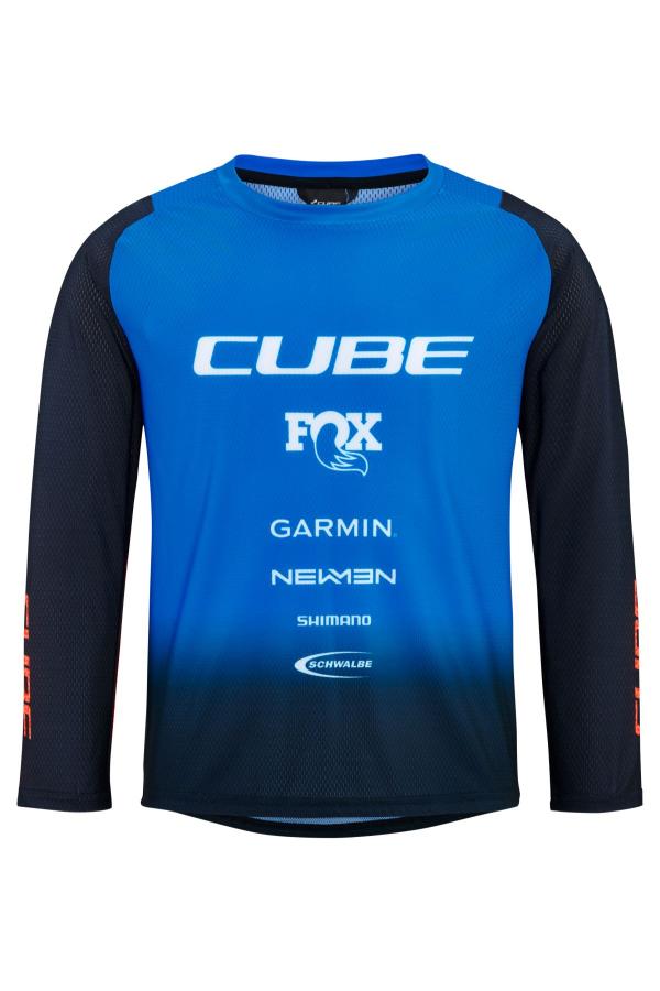 CUBE VERTEX Trikot ROOKIE X Actionteam langarm Gr&ouml;&szlig;e: M (122/128)