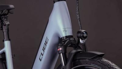 Cube Supreme Hybrid Deluxe SLX 600 seagrey'n'black Gr&ouml;&szlig;e: Easy Entry 50 cm Produktbild 6